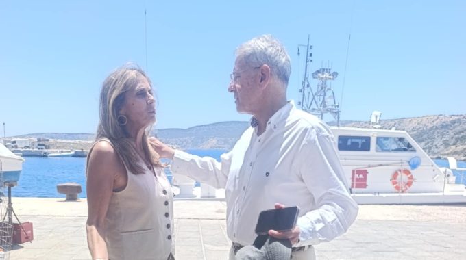 ΦΩΤΟ | Ο Γ.Γ. Υποδοχής Αιτούντων Άσυλο επισκέφθηκε την Γαύδο